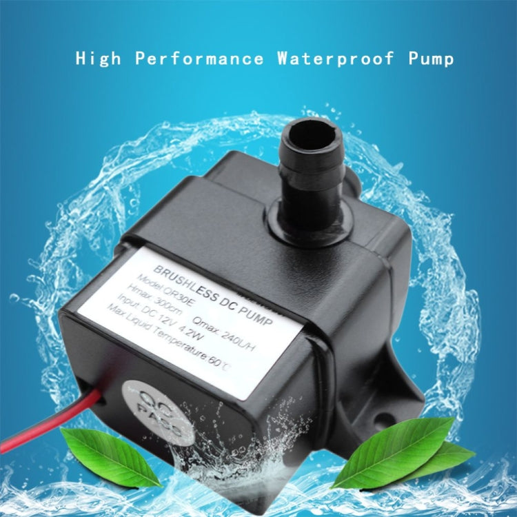240L/H Ultra-quiet Flow Rate Waterproof Brushless Pump Mini Submersible Water Pump - free shipping - PMC TechLife - Order now!