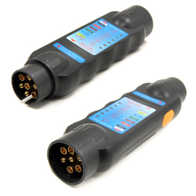 JHT4003 European 12V 7 Pin Car Truck Trailer Plug Socket Tester Wiring Circuit Light Test Tool - Electronic Test by PMC TechLife | Online Shopping South Africa | PMC TechLife