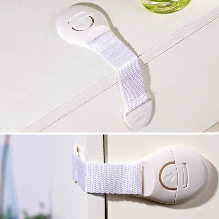 10 PCS/Lot Child Lock Protection Of Children Locking Doors For Children Safety Kids Plastic Lock(White) - Safety Equipment by PMC TechLife | Online Shopping South Africa | PMC TechLife