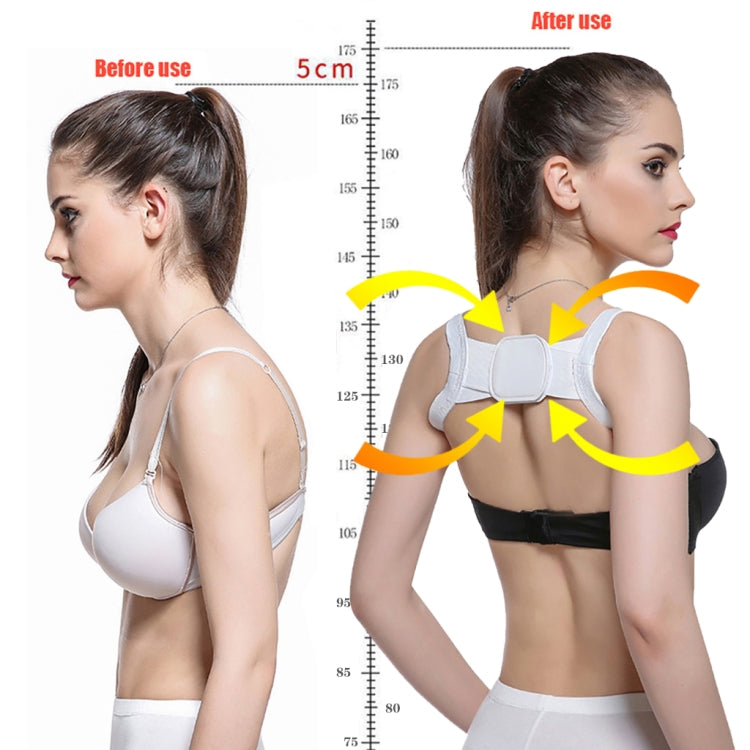 Adjustable Women Back Posture Corrector Shoulder Support Brace Belt Health Care Back Posture Belt, Size:L (Black) - Corrector by PMC Jewellery | Online Shopping South Africa | PMC Jewellery