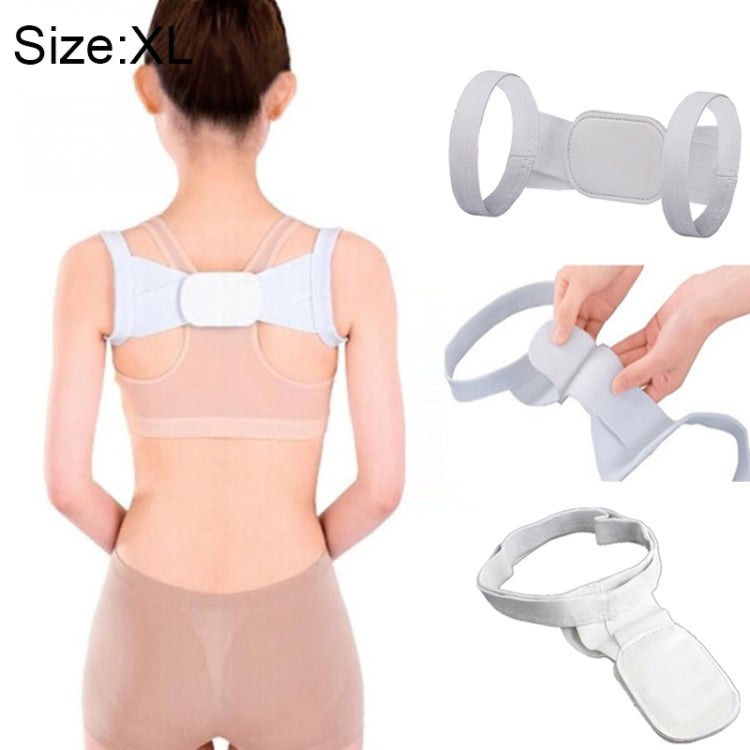 Adjustable Women Back Posture Corrector Shoulder Support Brace Belt Health Care Back Posture Belt, Size:XL (White) - Corrector by PMC Jewellery | Online Shopping South Africa | PMC Jewellery