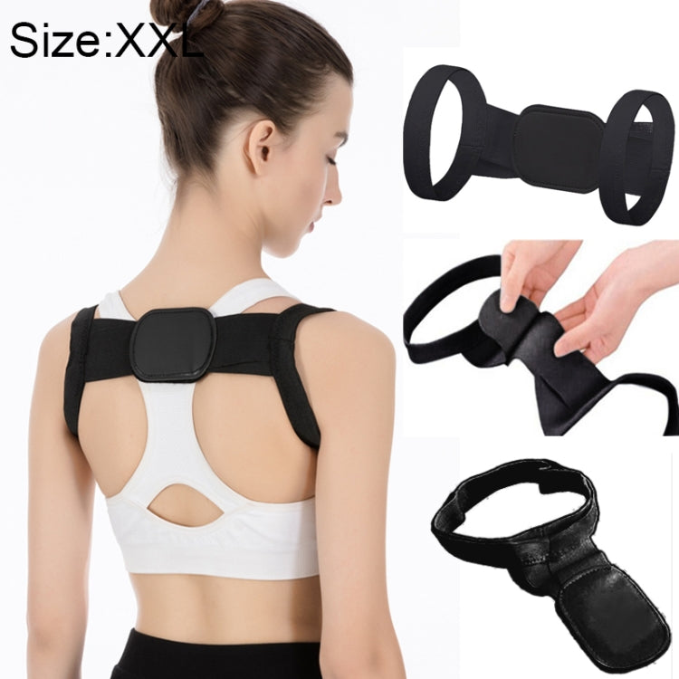 Adjustable Women Back Posture Corrector Shoulder Support Brace Belt Health Care Back Posture Belt, Size:XXL (Black) - Corrector by PMC Jewellery | Online Shopping South Africa | PMC Jewellery