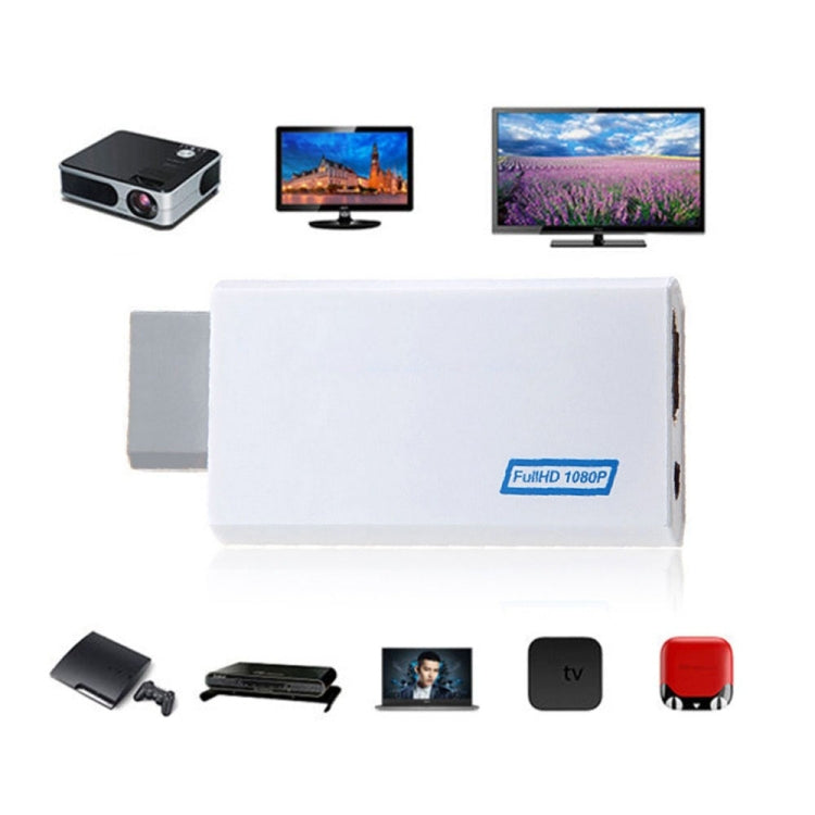 Plug and Play Wii to HDMI 1080p Converter Adapter Wii 2 hdmi 3.5mm Audio Box Wii-link for Nintendo Wii - free shipping - PMC TechLife - Order now!