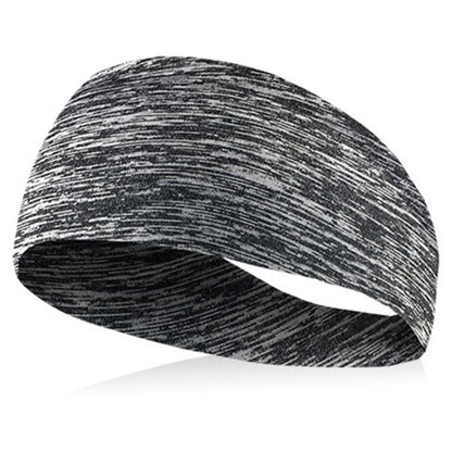 Absorbent Cycling Yoga Sport Sweat Headband Men Sweatband For Men and Women Yoga Hair Bands Head Sweat Bands Sports Safety(Light Grey) - Sweatband by PMC Jewellery | Online Shopping South Africa | PMC Jewellery