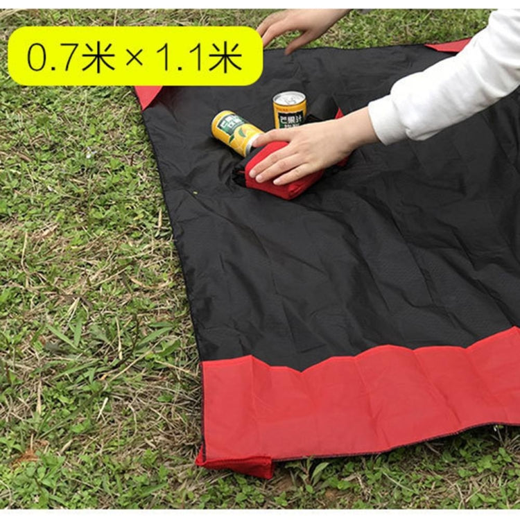 Portable Ultra-thin Folding Camping Mat Pocket Waterproof Blanket Outdoor Picnic Mat Sand Beach Mat, Size: 70*110cm(Red) - Camping Mats by PMC TechLife | Online Shopping South Africa | PMC TechLife