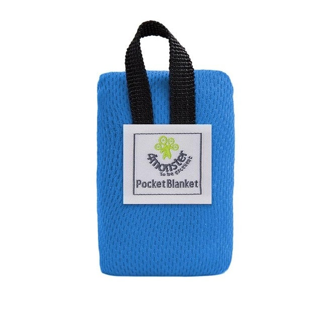 Portable Ultra-thin Folding Camping Mat Pocket Waterproof Blanket Outdoor Picnic Mat Sand Beach Mat, Size: 70*110cm(Blue) - free shipping - PMC TechLife - Order now!