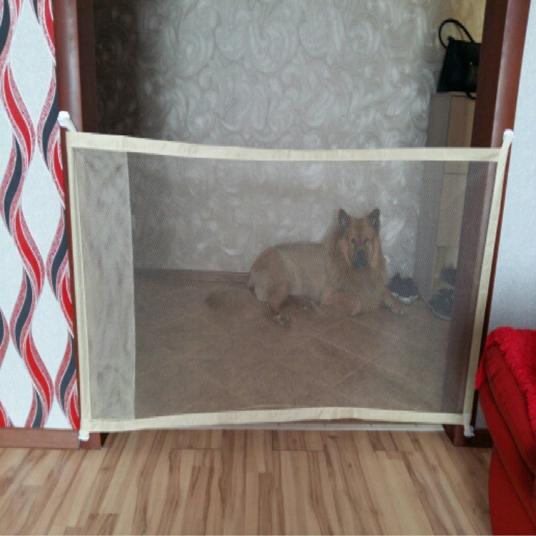 Dog Pet Fences Portable Folding Safe Protection Safety Door Magic Gate For Dogs Cat Pet, Size:180cm x72cm(Black) - free shipping - PMC TechLife - Order now!