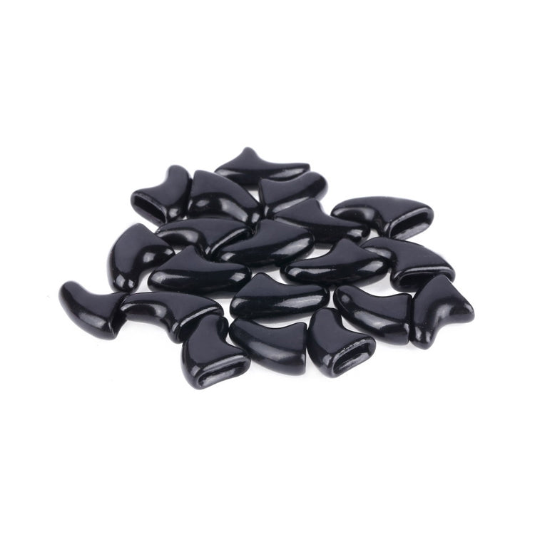 20 PCS Silicone Soft Cat Nail Caps / Cat Paw Claw / Pet Nail Protector/Cat Nail Cover, Size:S(Black) - free shipping - PMC TechLife - Order now!