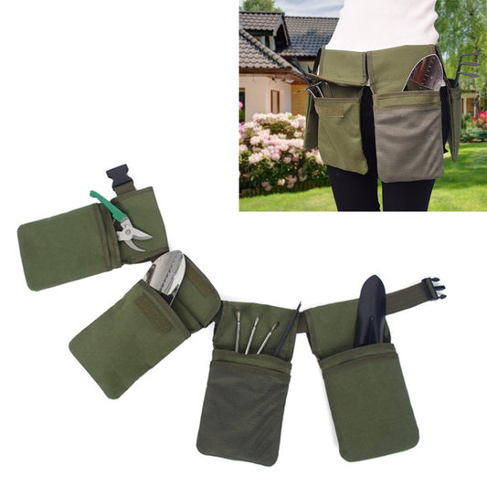 Garden Canvas Pocket Tool Storage Belt Bag - Storage Bags by PMC Jewellery | Online Shopping South Africa | PMC Jewellery