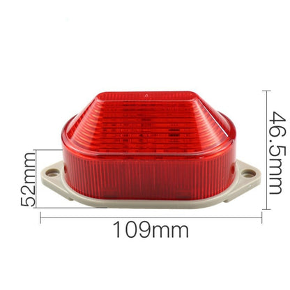 AC220V Led Mini Strobe Signal Warning Light Silent Warning Light(Red) - Warning Lights by PMC Jewellery | Online Shopping South Africa | PMC Jewellery