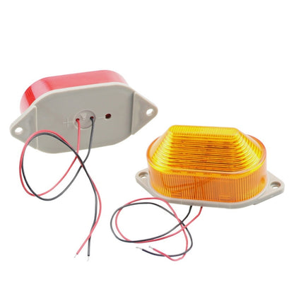 AC220V Led Mini Strobe Signal Warning Light Silent Warning Light(Orange) - Warning Lights by PMC Jewellery | Online Shopping South Africa | PMC Jewellery