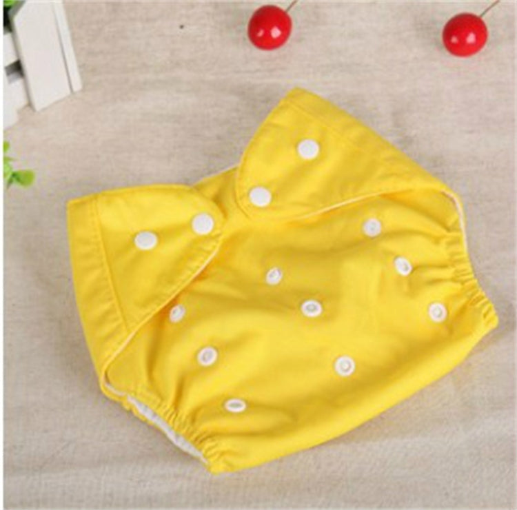 Baby Cloth Reusable Diapers Nappies Washable Newborn Ajustable Diapers Nappy Changing Diaper Children Washable Cloth Diapers, Size:Thin(Yellow) - Children Underwear by PMC Jewellery | Online Shopping South Africa | PMC Jewellery