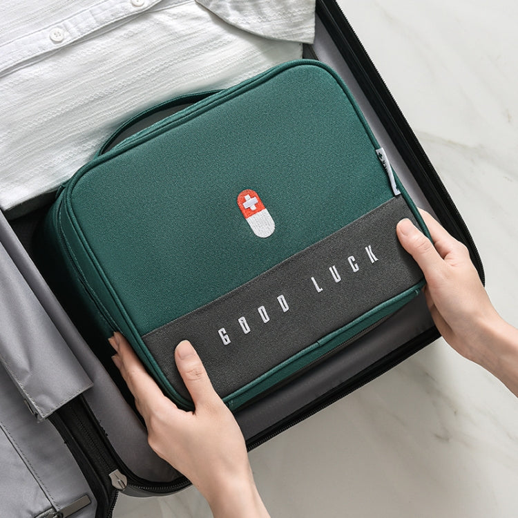 Thickened Large-Capacity Multifunctional Medicine Box Family Portable Storage Bag(Pink) - free shipping - PMC TechLife - Order now!
