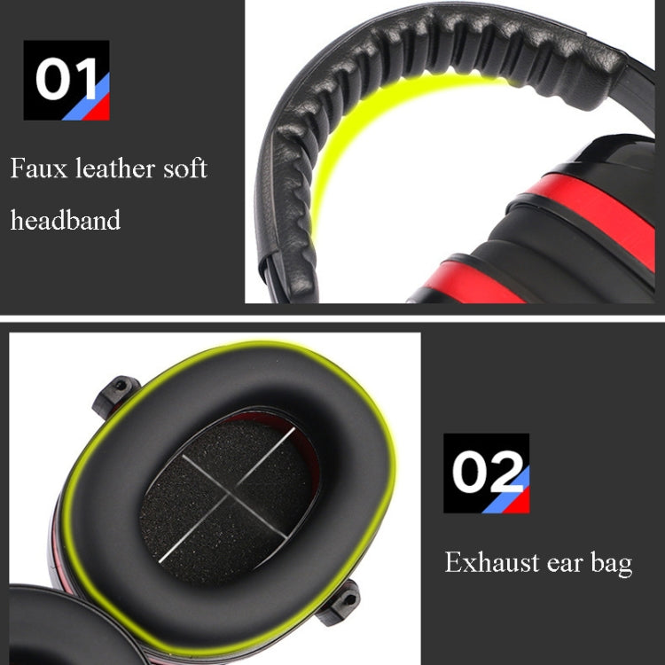 Soundproof Earmuffs Noise-Proof Sleep Earmuffs Industrial Protective Earmuffs Ear Caps(Black) - Earmuff & Pad by PMC TechLife | Online Shopping South Africa | PMC TechLife