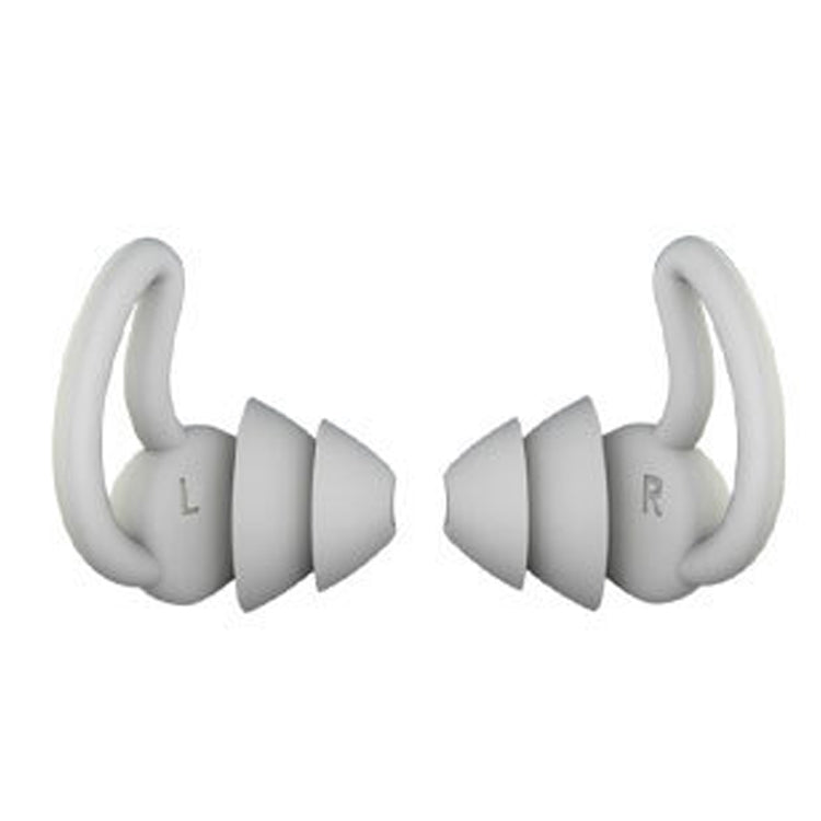 4 PCS / 2 Pair Shark Fin Nnti-falling and Noise-reducing Earplugs Anti-Noise Earplugs For Sleeping Dormitory Noise Cancelling And Noise Prevention Earplugs(Gray (2 Layers)) - Earmuff & Pad by PMC TechLife | Online Shopping South Africa | PMC TechLife