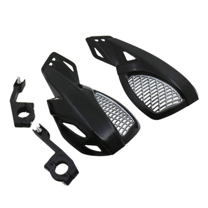 24CM Motorcycle Handguard Hand Guard Protector for Kawasaki Suzuki Honda Yamaha Moto Dirt Bike ATVS With Mount Kit(Black) - Grips by PMC Jewellery | Online Shopping South Africa | PMC Jewellery