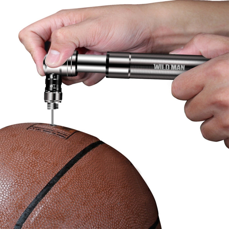 WILD MAN Mountain Road Bike Portable Bicycle Pump Us And French Mouth Universal Pump Mini Basketball Football Pump(Red) - Bicycle Locks & Bicycle Pumps by WILD MAN | Online Shopping South Africa | PMC TechLife | Buy Now Pay Later Mobicred