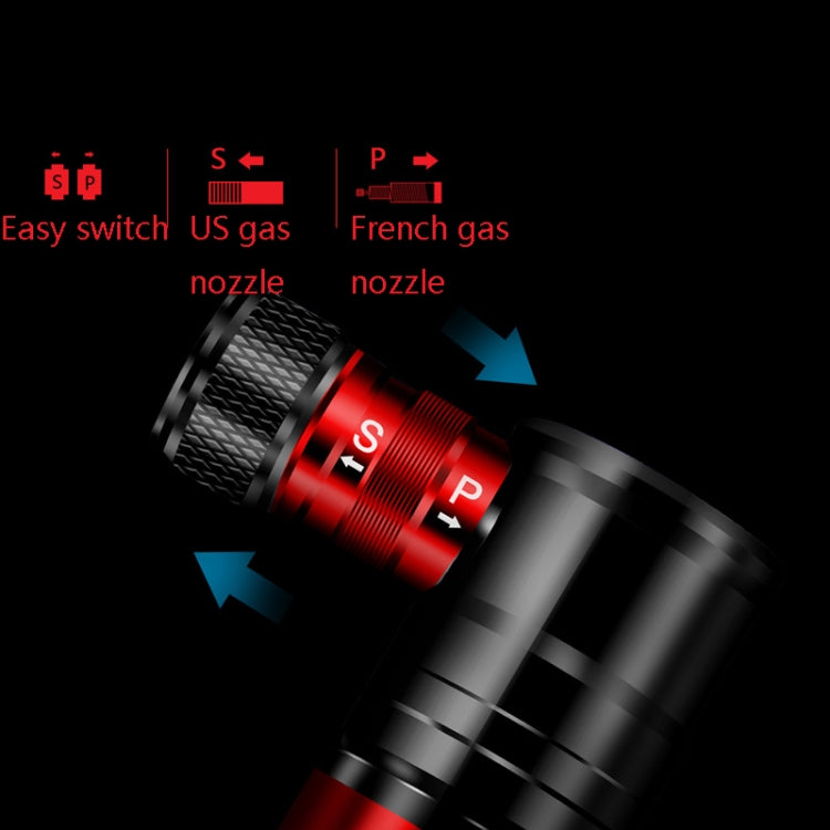 WILD MAN Mountain Road Bike Portable Bicycle Pump Us And French Mouth Universal Pump Mini Basketball Football Pump(Red) - Bicycle Locks & Bicycle Pumps by WILD MAN | Online Shopping South Africa | PMC TechLife | Buy Now Pay Later Mobicred