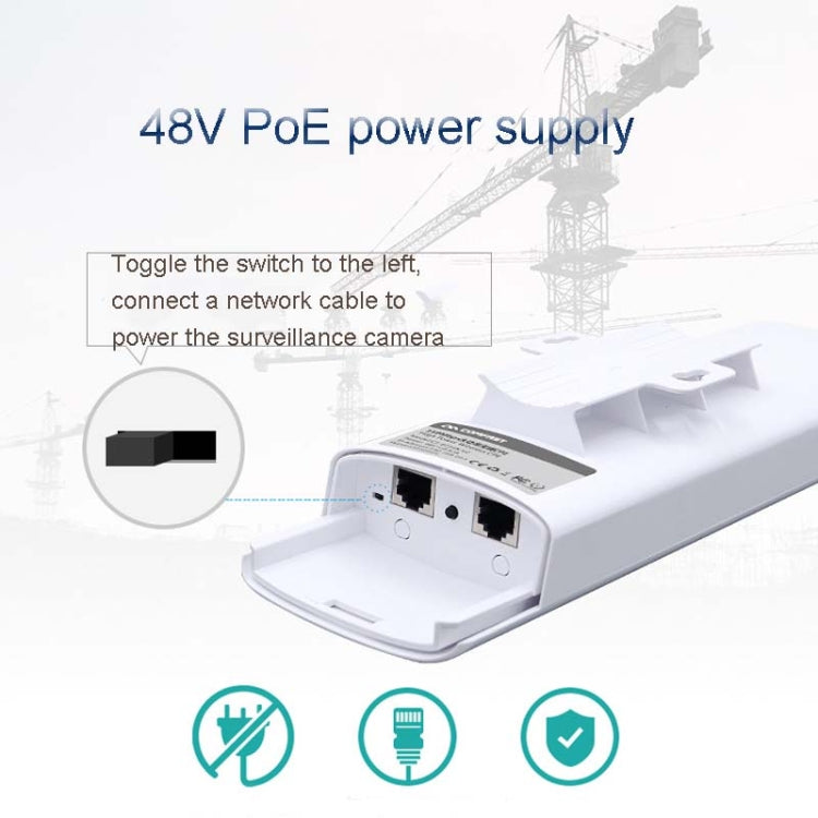 2 PCSCOMFAST E314n 300mbps Covers 5 Kilometers Wifi Base Station Wireless Bridge, Plug Type:US Plug - free shipping - PMC TechLife - Order now!