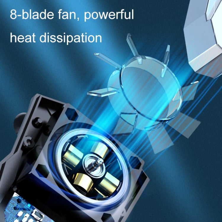 Mobile Phone Physical Fan Cooler Portable Suction Cup Phone Fast Radiator(Black) - free shipping - PMC TechLife - Order now!