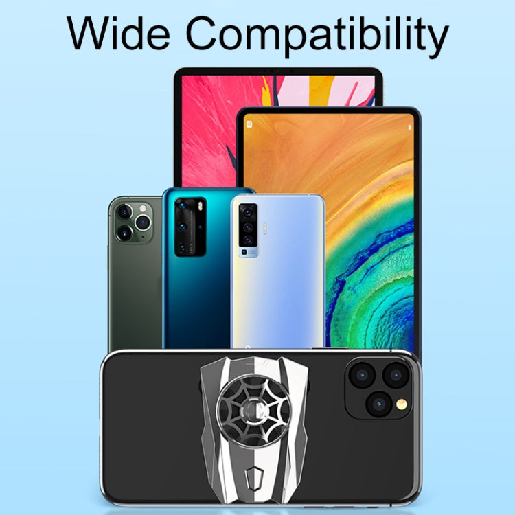 Mobile Phone Physical Fan Cooler Portable Suction Cup Phone Fast Radiator(Black) - free shipping - PMC TechLife - Order now!