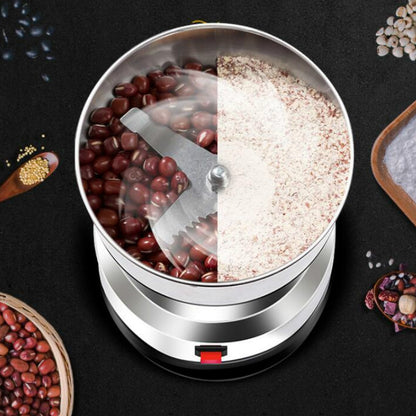 Daisheng Medicinal Material Grinder Powder Machine Household Small Stainless Steel Grinder, Specification:CN Plug(4 Leaf Blade) - Stirrer & Squeezer by PMC Jewellery | Online Shopping South Africa | PMC Jewellery