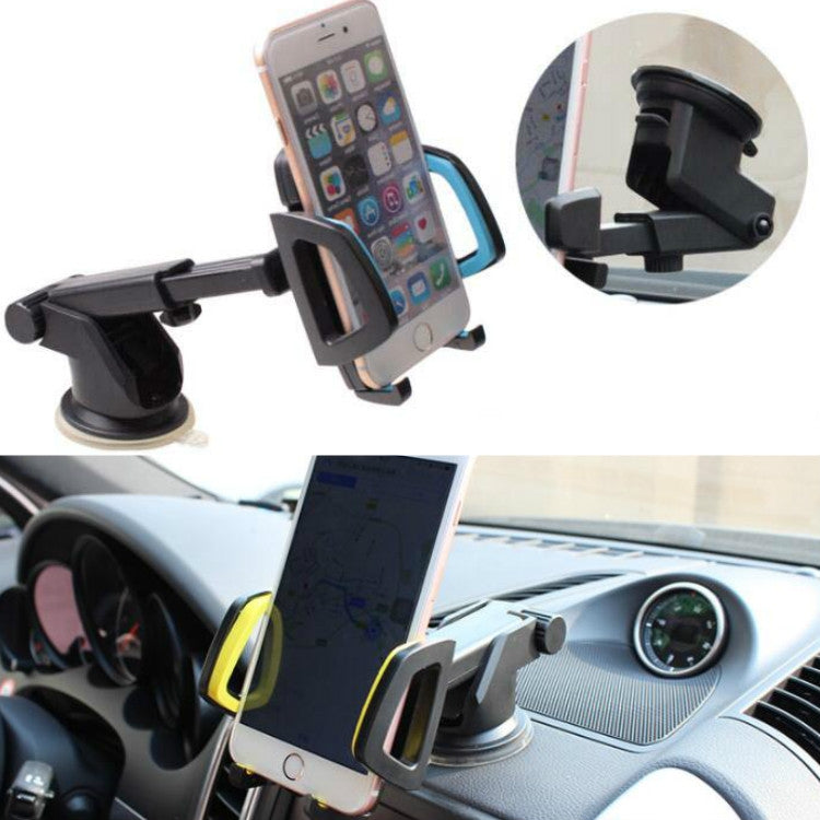 Car Phone Holder Car Air Outlet Mobile Phone Holder Suction Cup Navigation Instrument Panel General, Style:2 in 1(Blue) - Car Holders by PMC TechLife | Online Shopping South Africa | PMC TechLife