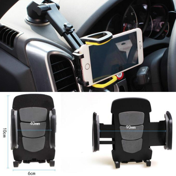 Car Phone Holder Car Air Outlet Mobile Phone Holder Suction Cup Navigation Instrument Panel General, Style:3 in 1(Blue) - Car Holders by PMC TechLife | Online Shopping South Africa | PMC TechLife