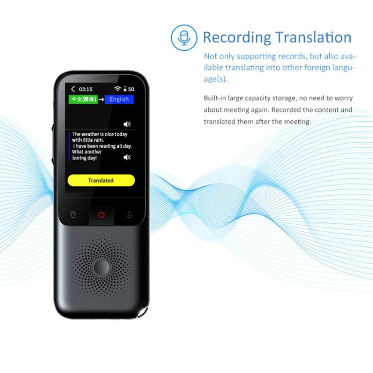 T11 Intelligent Voice Translator WIFI Artificial Intelligence Language Translation -  by PMC Jewellery | Online Shopping South Africa | PMC Jewellery