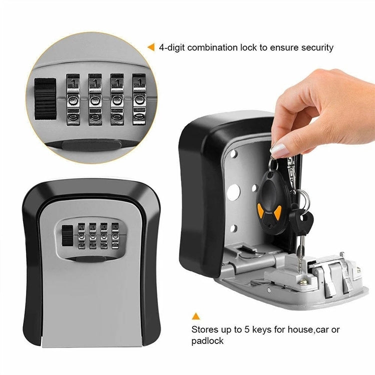 HG2 Arc Wall Mounted Password Key Box(Blue) - Safety Box by PMC TechLife | Online Shopping South Africa | PMC TechLife | Buy Now Pay Later Mobicred