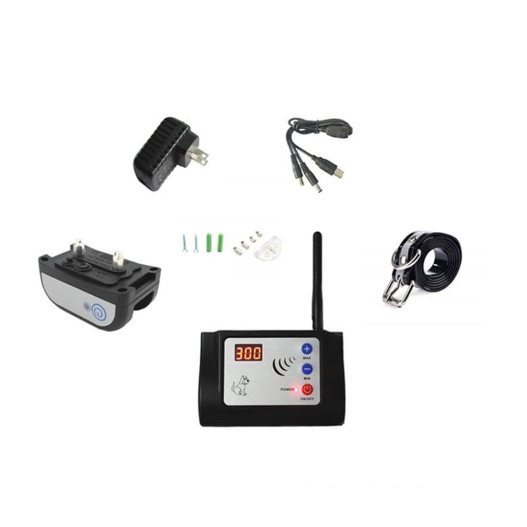 300 Meters Smart Wireless Pet Fence Waterproof Collar with Night Reflective Yarn Protective Fence, Specification: 450G - Training Aids by PMC TechLife | Online Shopping South Africa | PMC TechLife