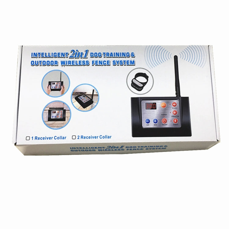 2 In 1 Smart Wireless Waterproof Fence Remote Dog Trainer with Collar, Style:700G(EU Plug) - Training Aids by PMC TechLife | Online Shopping South Africa | PMC TechLife | Buy Now Pay Later Mobicred