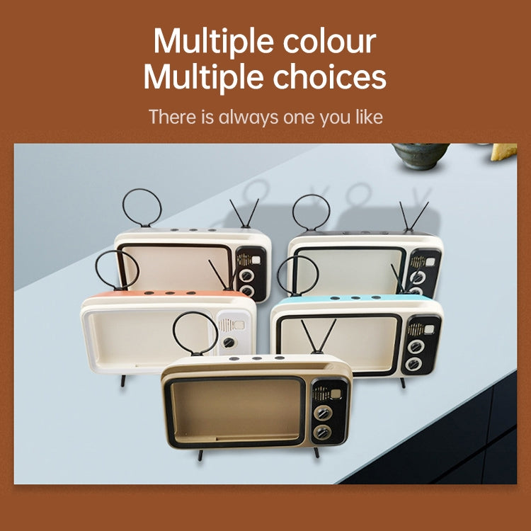 Q02 Retro Desktop Lazy Live TV Phone Holder for 4.7~6.2 inch Display Mobile Phone(Brown) - Desktop Holder by PMC TechLife | Online Shopping South Africa | PMC TechLife