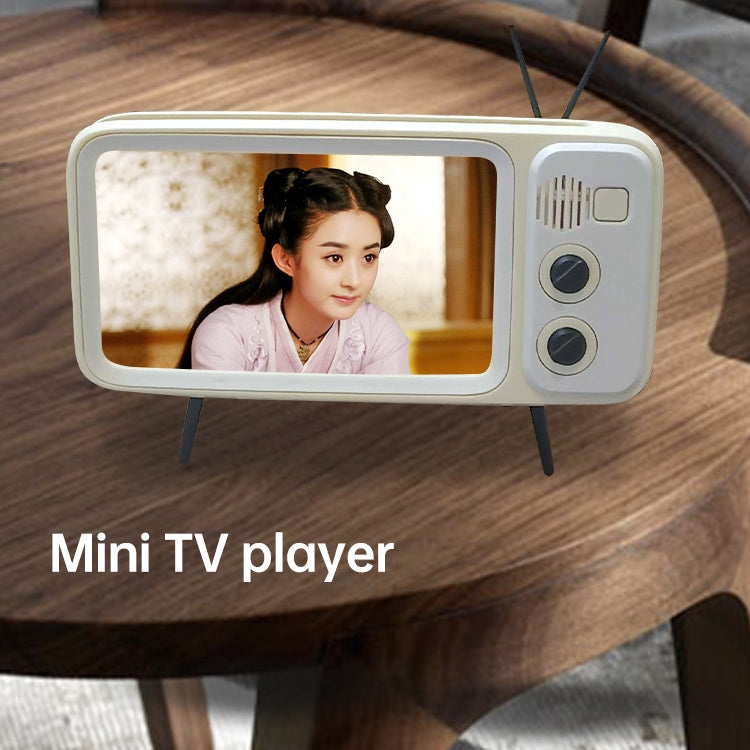Q02 Retro Desktop Lazy Live TV Phone Holder for 4.7~6.2 inch Display Mobile Phone(Silver) - Desktop Holder by PMC TechLife | Online Shopping South Africa | PMC TechLife