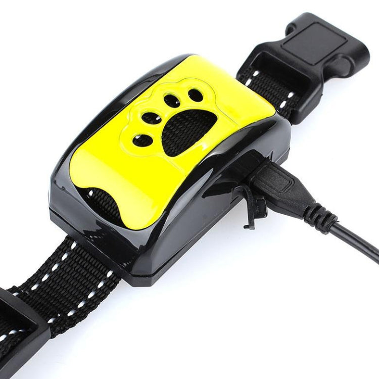 Rechargeable Waterproof Intelligent Identification Automatic Lock Bark Stop(Lemon Yellow) - free shipping - PMC TechLife - Order now!