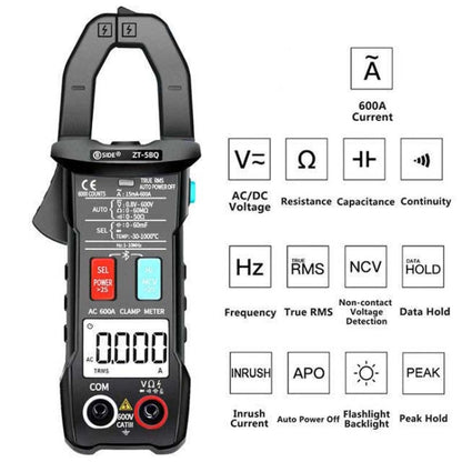 BSIDE  Bluetooth 5.0 6000 Words High Precision Smart AC Clamp Meter, Specification: ZT-5BQ+C3140 Clip - Digital Multimeter by BSIDE | Online Shopping South Africa | PMC Jewellery