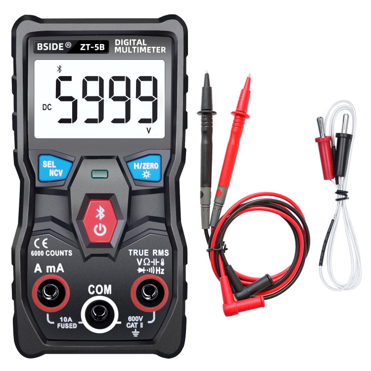 BSIDE ZT-5B Smart Bluetooth 6000 Words Automatic Range Digital Multimeter - Digital Multimeter by BSIDE | Online Shopping South Africa | PMC Jewellery