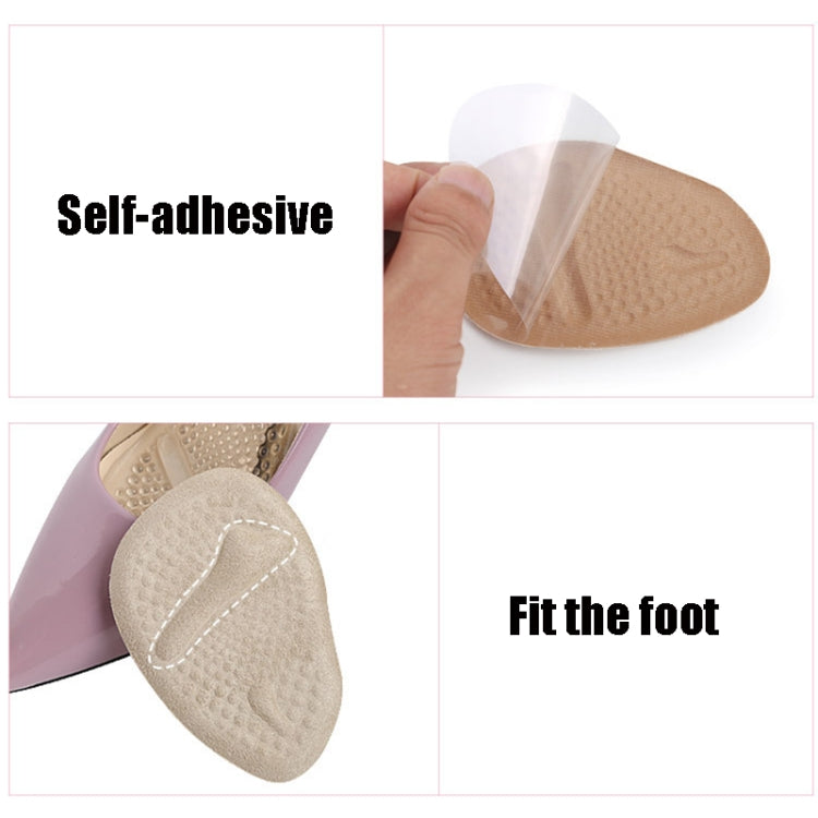 5 Pairs Sweat-Absorbent Breathable Non-Slip Forefoot Pad High Heels Anti-Pain Pad, Random Color Delivery, Size:Free Size - Shoes Care by PMC Jewellery | Online Shopping South Africa | PMC Jewellery