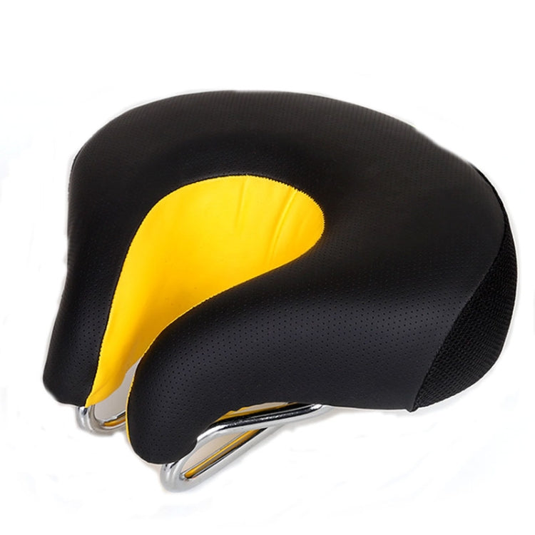 Noseless Bicycle Saddle Mountain Bike Thickened  Soft Cushion(Yellow) - free shipping - PMC TechLife - Order now!