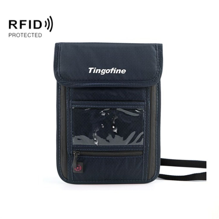 Travel Storage Messenger Passport Bag Multifunctional RFID Anti-Theft Hanging Neck Document Bag Card Bag, Size: 21x16cm(Iron Gray) - Antimagnetic RFID Package by PMC TechLife | Online Shopping South Africa | PMC TechLife