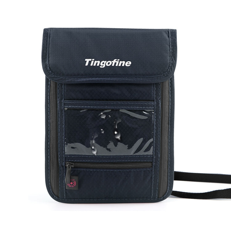 Travel Storage Messenger Passport Bag Multifunctional RFID Anti-Theft Hanging Neck Document Bag Card Bag, Size: 21x16cm(Iron Gray) - Antimagnetic RFID Package by PMC TechLife | Online Shopping South Africa | PMC TechLife