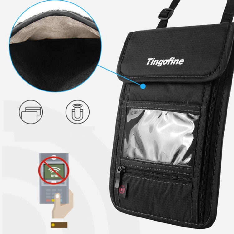 Travel Storage Messenger Passport Bag Multifunctional RFID Anti-Theft Hanging Neck Document Bag Card Bag, Size: 21x16cm(Iron Gray) - Antimagnetic RFID Package by PMC TechLife | Online Shopping South Africa | PMC TechLife