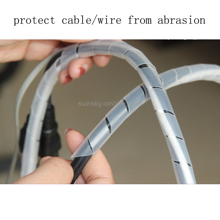 Wire Protection Tape Insulated Winding Tube, Model: 14mm  / 5m Length(Black) - Cable Ties & Organizers by PMC TechLife | Online Shopping South Africa | PMC TechLife