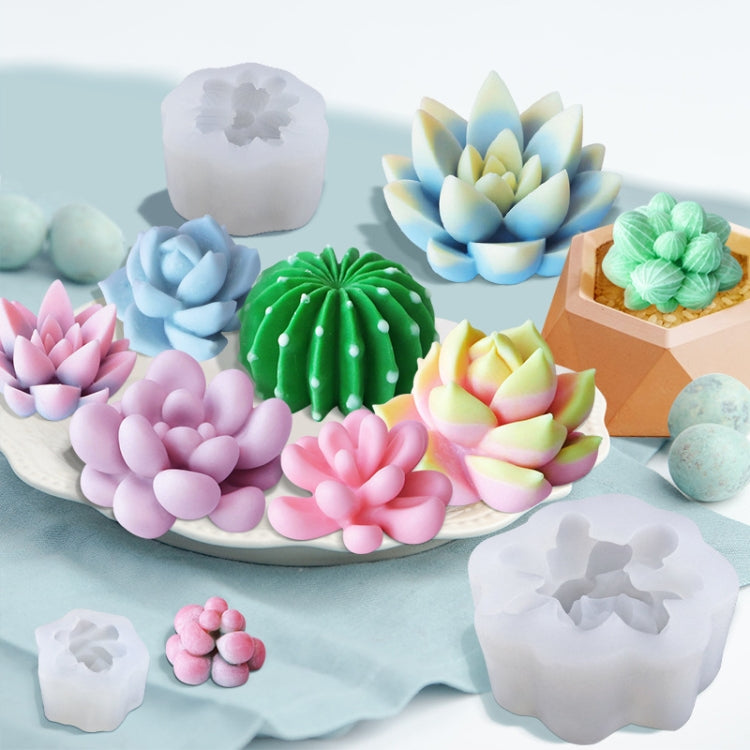 SX-ZW-140 Fleshy Three-Dimensional Candle Silicone Mold DIY Handmade Soap Aromatherapy Epoxy Mold - free shipping - PMC TechLife - Order now!