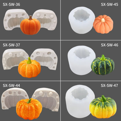 Halloween Three-Dimensional Pumpkin Cake DIY Scented Candle Silicone Mold, Specification: ZW-109 - Food Molds by PMC Jewellery | Online Shopping South Africa | PMC Jewellery