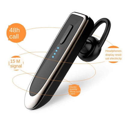 K23 Bluetooth 5.0 Business Wireless Bluetooth Headset, Style:Caller Name+Charging Box(Black Gun) - Bluetooth Earphone by PMC Jewellery | Online Shopping South Africa | PMC Jewellery