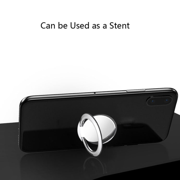 10 PCS Mobile Phone Ring Holder Creative Metal Ring Buckle Holder(Black) - Ring Holder by PMC TechLife | Online Shopping South Africa | PMC TechLife