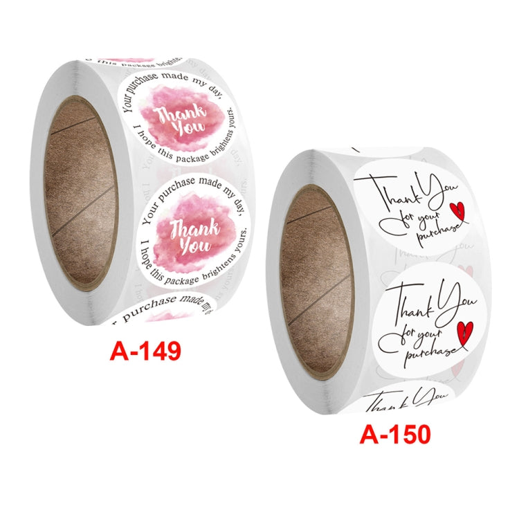 Handicraft Decoration Envelope Seal Sticker Thank You Label, Size: 2.5 cm / 1 inch(A-149) - Sticker & Tags by PMC TechLife | Online Shopping South Africa | PMC TechLife