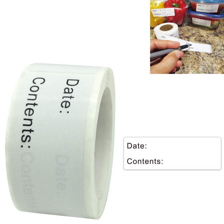 10 PCS Roll Home Kitchen Food Marking Date Sticker Label, Size: 1 x 3 inch(A-106) - Printer Paper & Stickers by PMC Jewellery | Online Shopping South Africa | PMC Jewellery