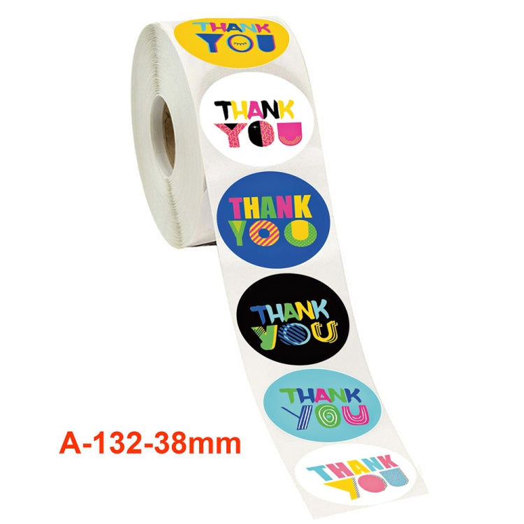 3 PCS Thank You Sticker 8 Kinds Of Pictures Wedding Party Decoration Supplies Label 38 mm/1.5 inch(A-132-38mm) - Sticker & Tags by PMC TechLife | Online Shopping South Africa | PMC TechLife | Buy Now Pay Later Mobicred